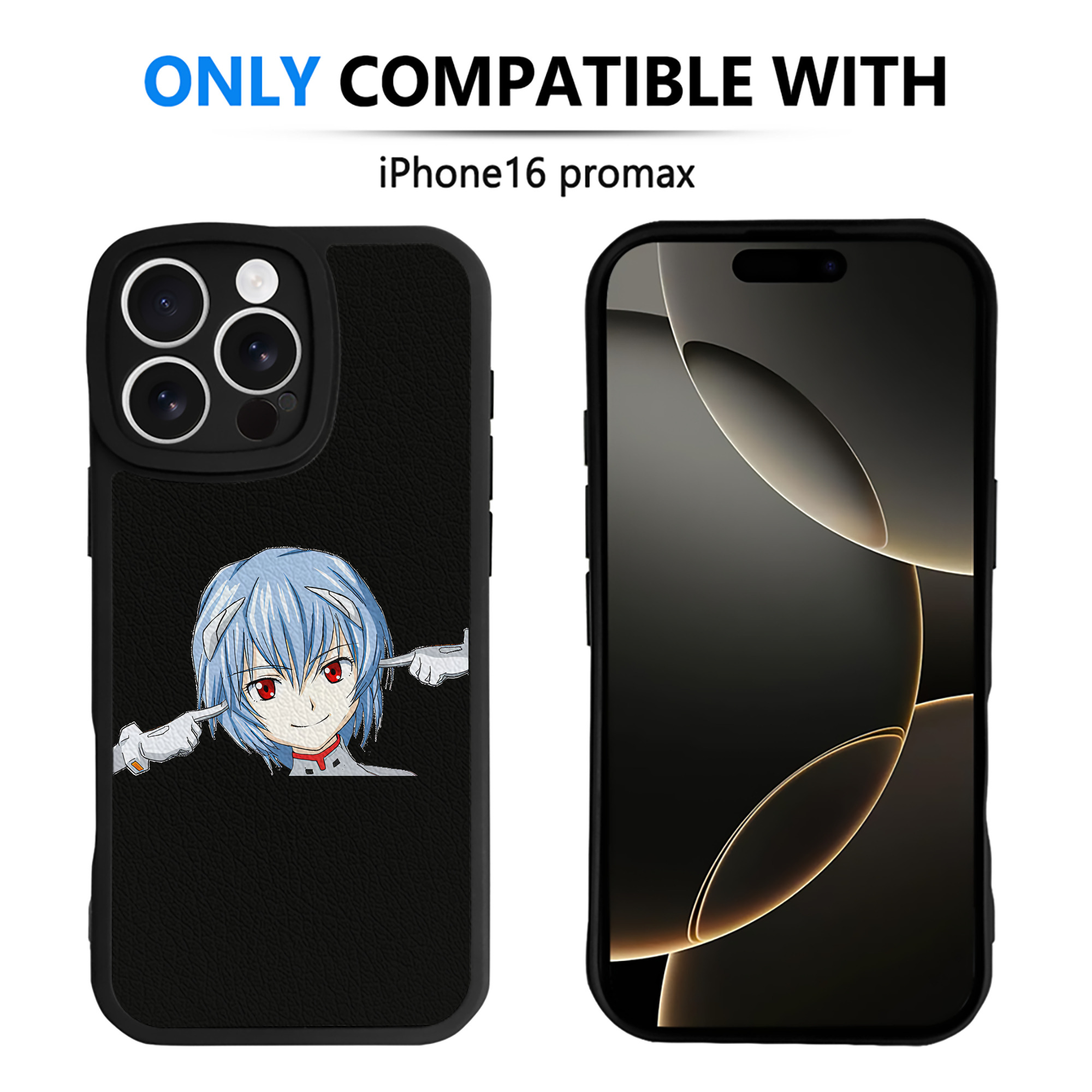 （画像用） EVA 新世紀エヴァンゲリオン 【iPhone 16シリーズ対応】シリコンスマホケース（レザー調） 材質：シリコン